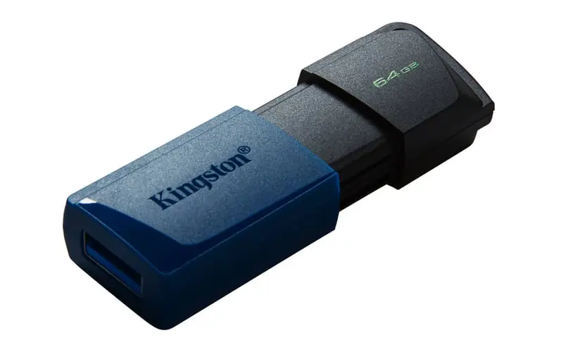 флешка KINGSTON DataTraveler Exodia M 64 GB USB 3.2 Black+Blue), зображення 3 флешка KINGSTON DataTraveler Exodia M 64 GB USB 3.2 Black+Blue), зображення 3