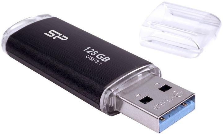 флешка SILICON POWER BLAZE B02 128GB USB 3.0 чорний від батарейки.com.ua