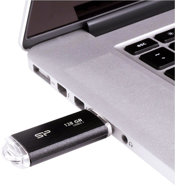 флешка SILICON POWER BLAZE B02 128GB USB 3.0 чорний), зображення 5 флешка SILICON POWER BLAZE B02 128GB USB 3.0 чорний), зображення 5