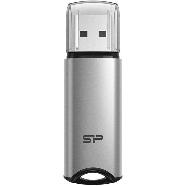 флешка SILICON POWER MARVEL M02 64GB USB 3.0 Silver), зображення 3 флешка SILICON POWER MARVEL M02 64GB USB 3.0 Silver), зображення 3