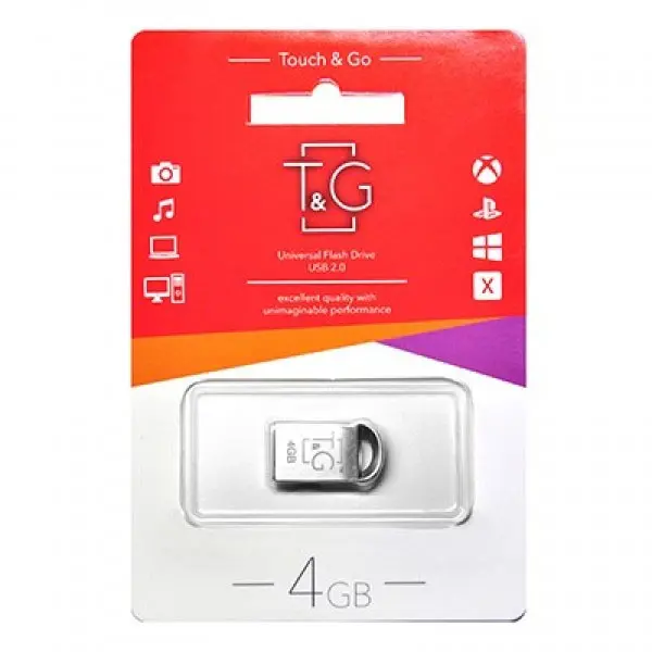 флешка T&G 107 4GB металева), зображення 3 флешка T&G 107 4GB металева), зображення 3