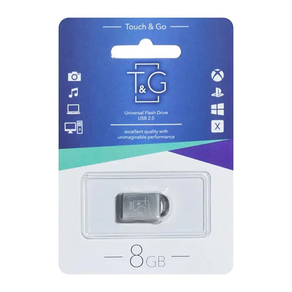 флешка T&G 107 8GB металева), зображення 3 флешка T&G 107 8GB металева), зображення 3