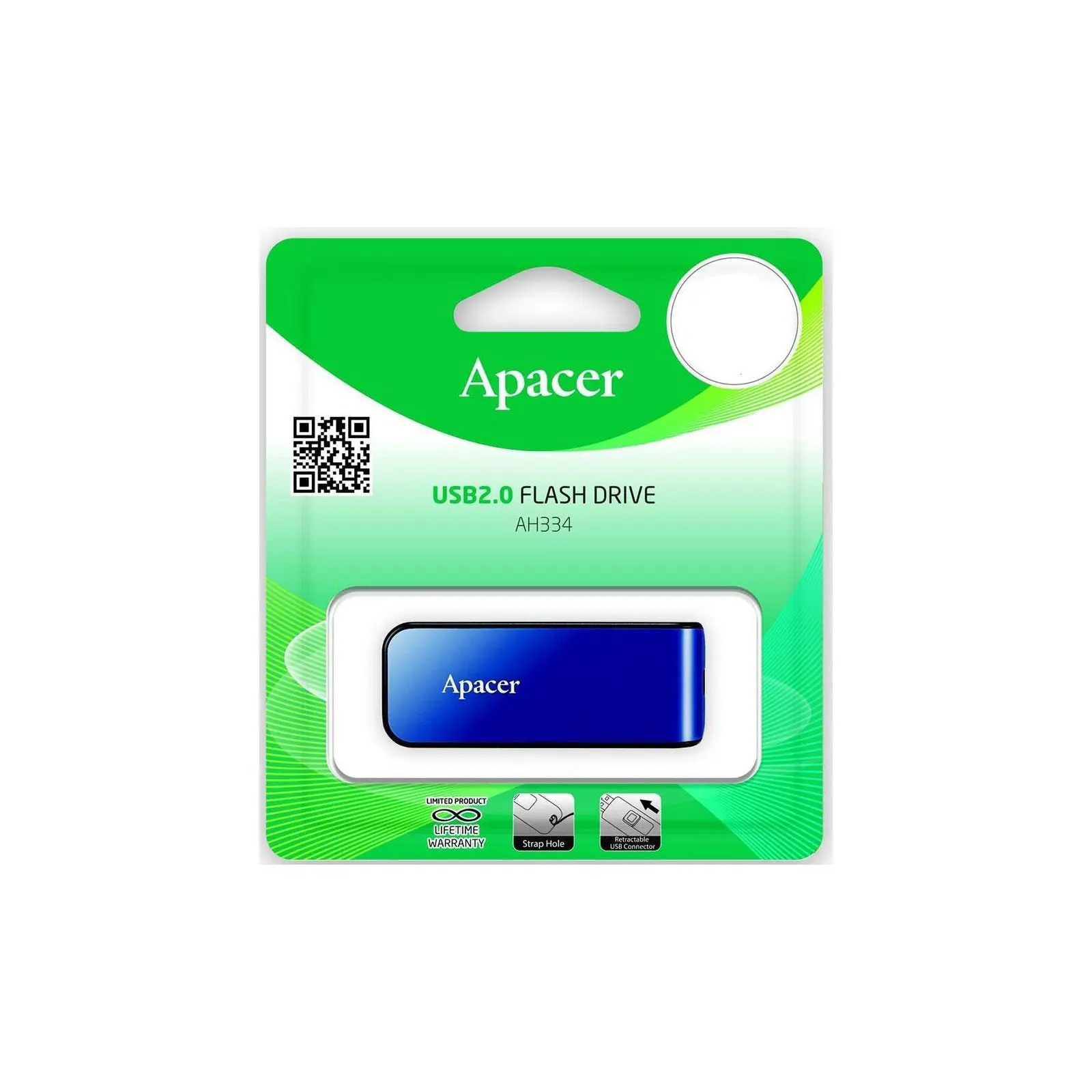 флешка APACER Flash-Drive AH334 32GB blue), зображення 5