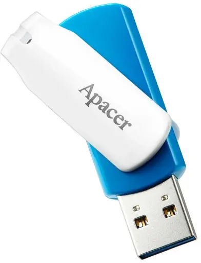 флешка APACERАН357 64GB USB3.2 blue від батарейки.com.ua