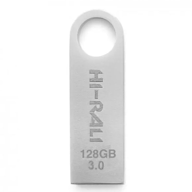 флешка Hi-Rali 128GB USB3.0 Shuttle срібло), зображення 4