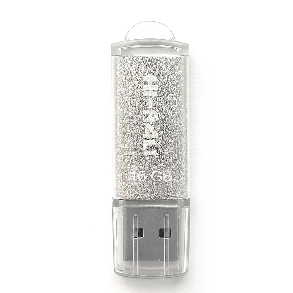 флешка Hi-Rali 16GB USB3.0 Rocket срібло від батарейки.com.ua
