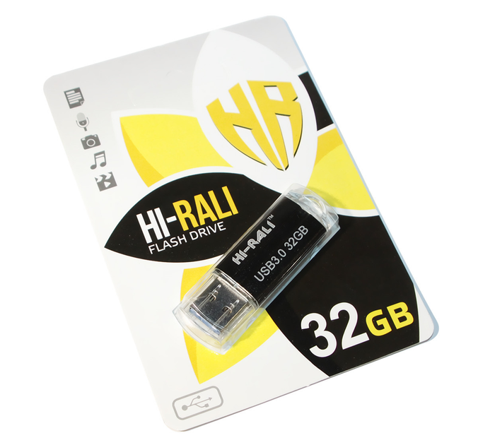 флешка Hi-Rali 32GB Corsair чорний), зображення 3