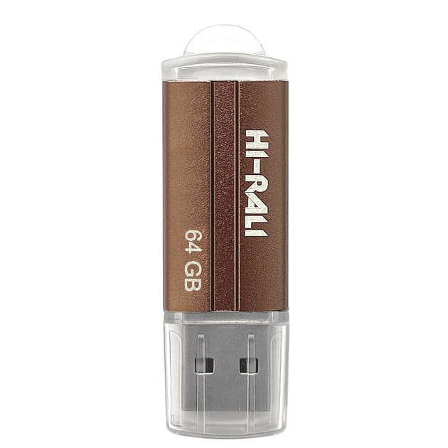 флешка Hi-Rali 64GB Corsair бронза), зображення 3