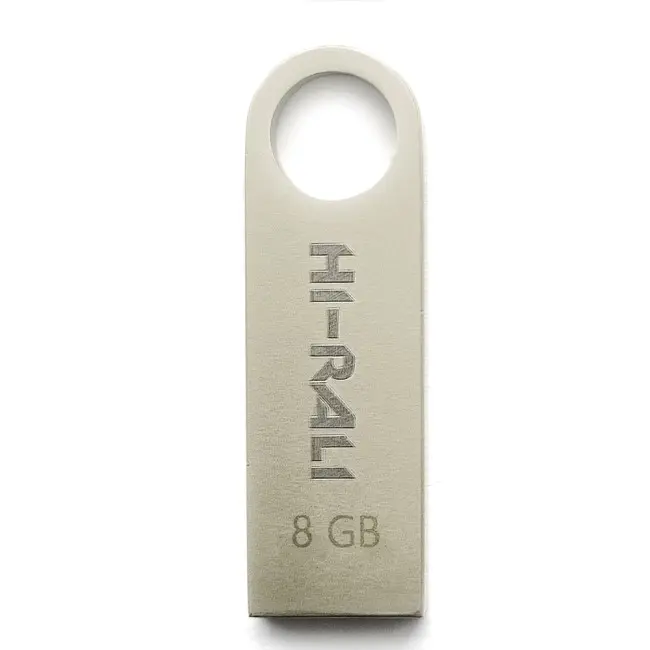 флешка Hi-Rali 8GB Shuttle USB3.0 срібло), зображення 3