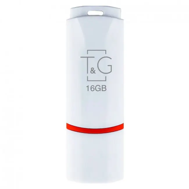 флешка T&G 011 16GB Classic білий від батарейки.com.ua