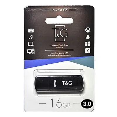 флешка T&G 011 Classic 16GB USB3.0 Black), зображення 3