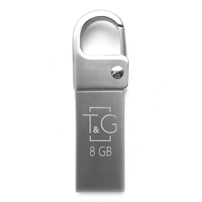 флешка T&G 027 8GB металева від батарейки.com.ua
