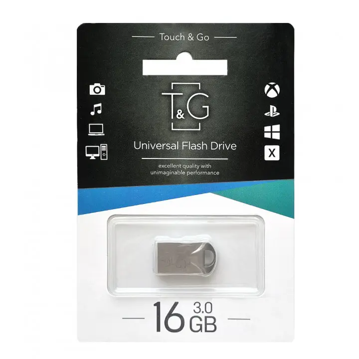 флешка T&G 106 16GB USB 3.0 металева), зображення 2