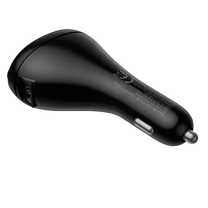 FM-модулятор HOCO E88 bluetooth 2USB 1Type-C, PD20W, QC 3.0, додаткове гніздо прикурювача), зображення 7