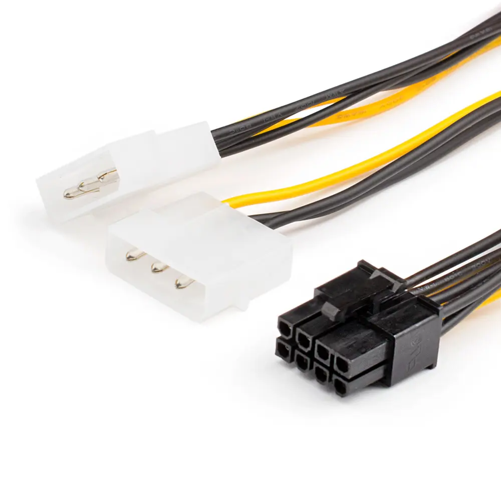 Кабель ATCOM (Video power) 8pin to 2molex, 15см 8604 від батарейки.com.ua