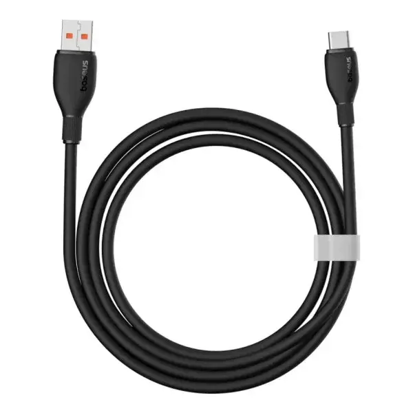 Кабель Baseus USB to Type-C Pudding Series PD100W 2m Black P10355703111-01 ), зображення 6