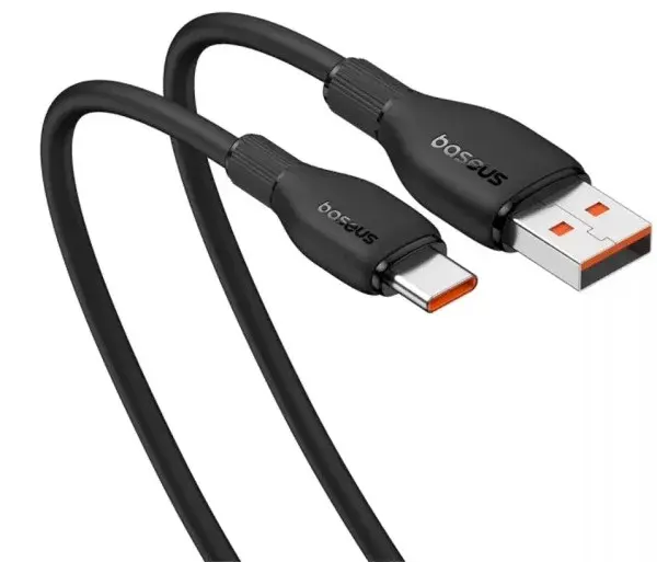 Кабель Baseus USB to Type-C Pudding Series PD100W 2m Black P10355703111-01  від батарейки.com.ua