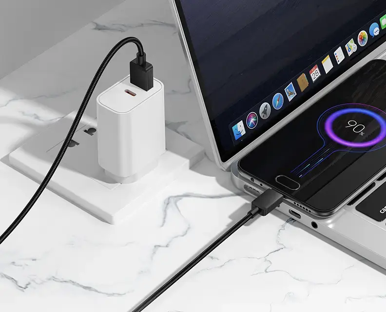 Кабель BOROFONE BX120 USB to Micro 2.4A 1m black), зображення 3