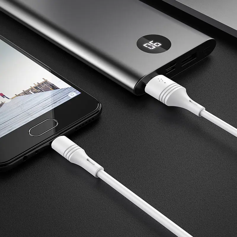Кабель BOROFONE BX43 USB на Micro CoolJoy 2.4A 1m), зображення 4 Кабель BOROFONE BX43 USB на Micro CoolJoy 2.4A 1m), зображення 4