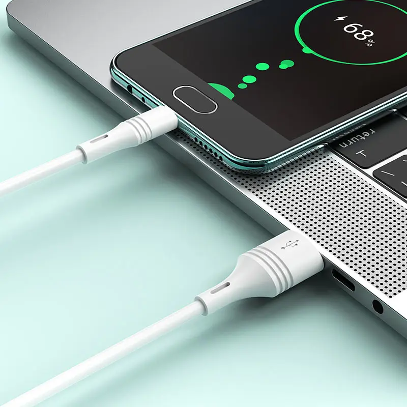 Кабель BOROFONE BX43 USB на Micro CoolJoy 2.4A 1m), зображення 5 Кабель BOROFONE BX43 USB на Micro CoolJoy 2.4A 1m), зображення 5