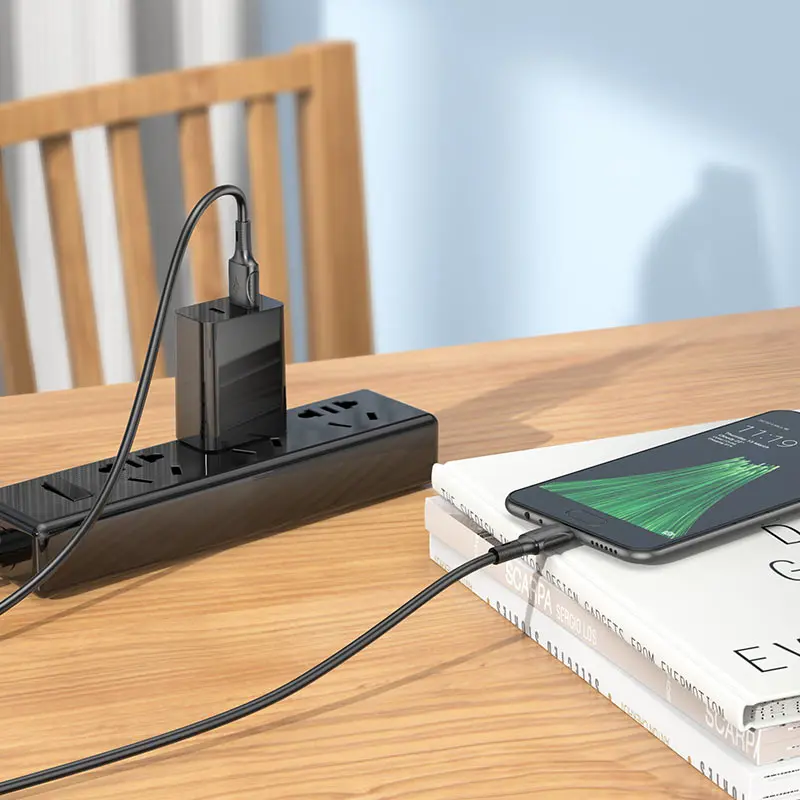 Кабель BOROFONE BX80 USB to Micro 2.4A 1m black), зображення 6
