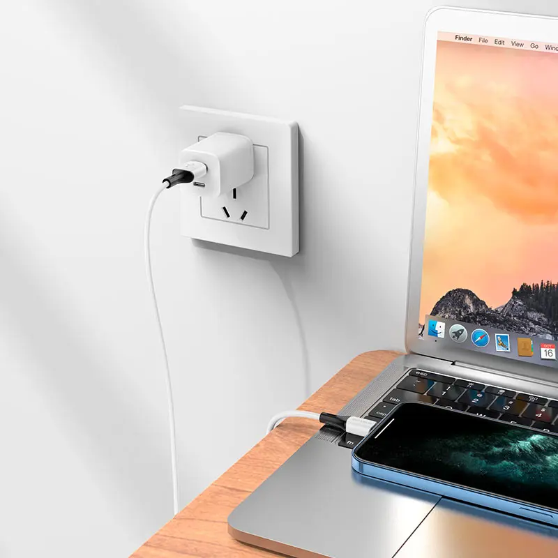 Кабель BOROFONE USB to Lightning BX79 silicone 2.4A 1m білий), зображення 4 Кабель BOROFONE USB to Lightning BX79 silicone 2.4A 1m білий), зображення 4