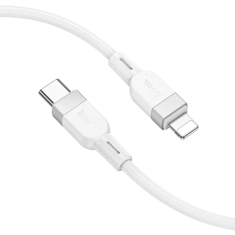 Кабель HOCO Type-C to Lightning X109 PD27W 1m білий від батарейки.com.ua
