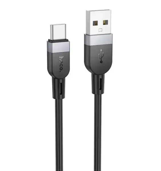 Кабель HOCO X109 USB to Type-C silicone 3A 1m чорний), зображення 7