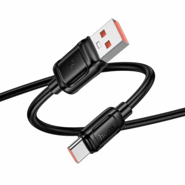 Кабель HOCO X115 USB AM Type-C   data 100W  1m  black), зображення 3