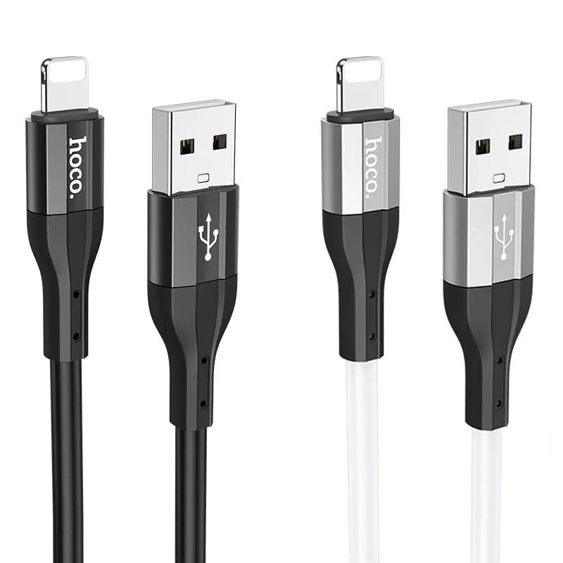 Кабель HOCO X72 USB to Lightning 1м black), зображення 4 Кабель HOCO X72 USB to Lightning 1м black), зображення 4