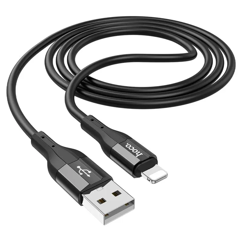 Кабель HOCO X72 USB to Lightning 1м black), зображення 7 Кабель HOCO X72 USB to Lightning 1м black), зображення 7