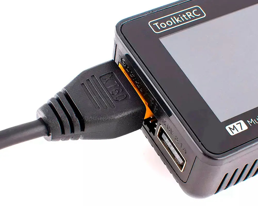 Кабель перехідник ToolkitRC SC100 Type-С to XT60, PD3.0/QC3.0/FCP/AFC, 5A PD100W, 0.5м, TK41700), зображення 2