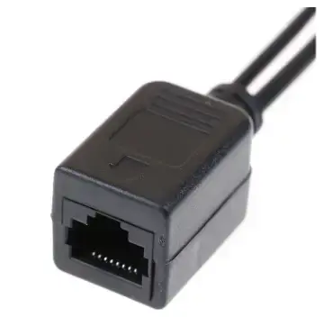 Кабель PoE Splitter Ethernet 10/100Mbps вхід 12 В (пара штекер +гніздо для живлення 5,5)), зображення 3