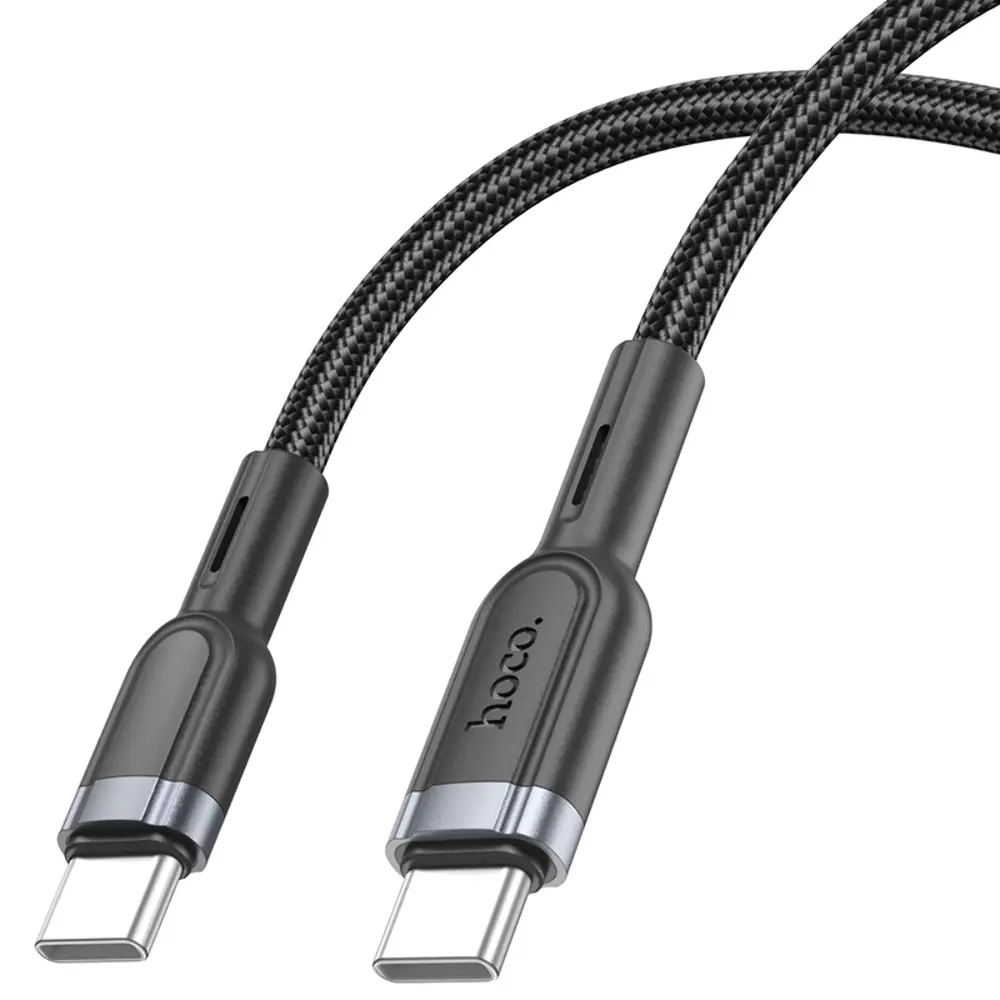 Кабель power delivery HOCO U117 USB to Type-C PD60W 1.2м 3.0A чорний), зображення 5