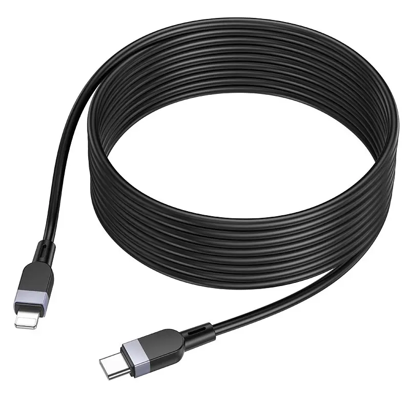 Кабель Power Delivery HOCO X109 Type-C to Lightning PD27W 2m чорний ), зображення 4