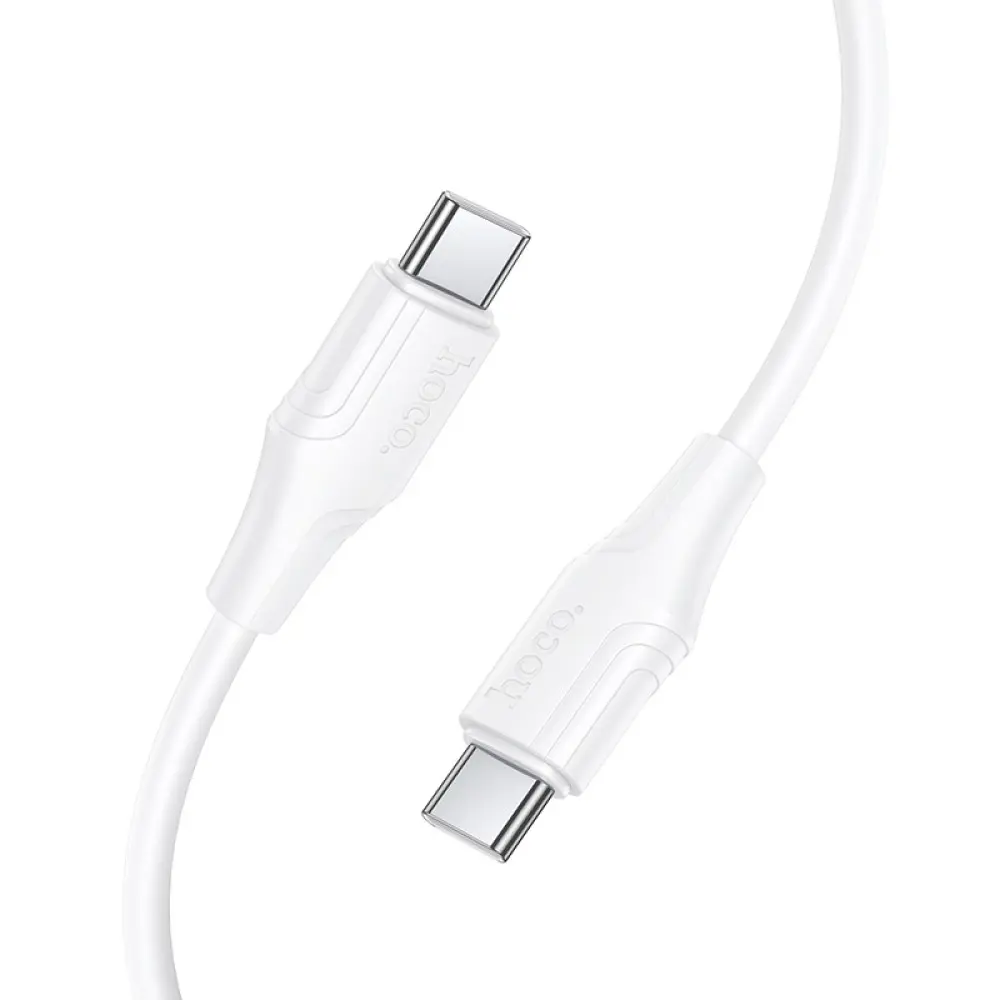 Кабель Power Delivery HOCO X124 Type-C PD60W 1m білий), зображення 3