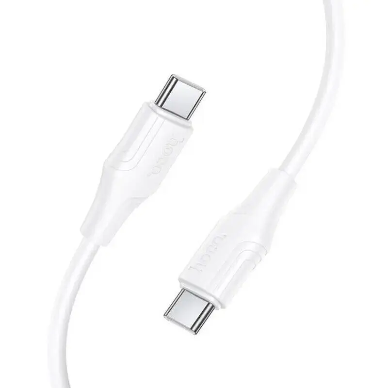 Кабель Power Delivery HOCO X124 Type-C PD60W 1m білий від батарейки.com.ua