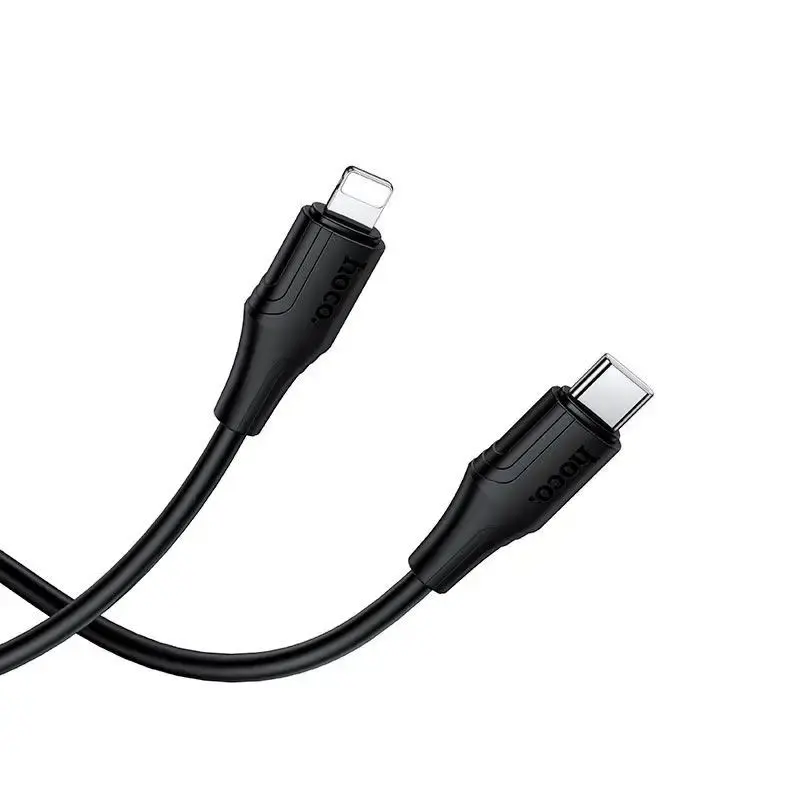 Кабель Power Delivery HOCO X124 Type-C to Lightning PD28W 1m чорний), зображення 5
