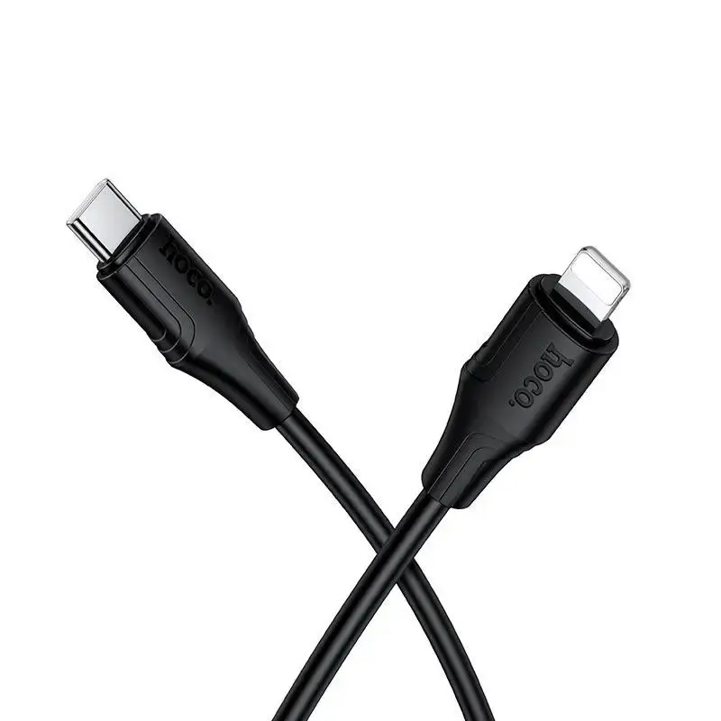 Кабель Power Delivery HOCO X124 Type-C to Lightning PD28W 1m чорний від батарейки.com.ua