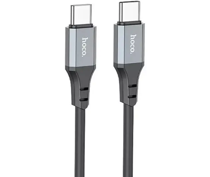 Кабель Power Delivery HOCO X86 Type-C PD60W 3A silicone 1m чорний), зображення 3
