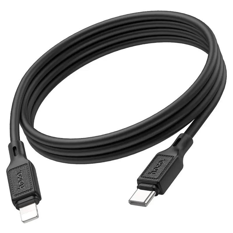 Кабель Power Delivery HOCO X90 Type-C to Lightning PD20W 3A 1m чорний), зображення 7