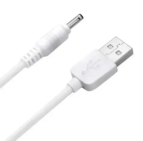 Кабель живлення Power USB на 3,5/1,35 (Nokia) 1м білий від батарейки.com.ua