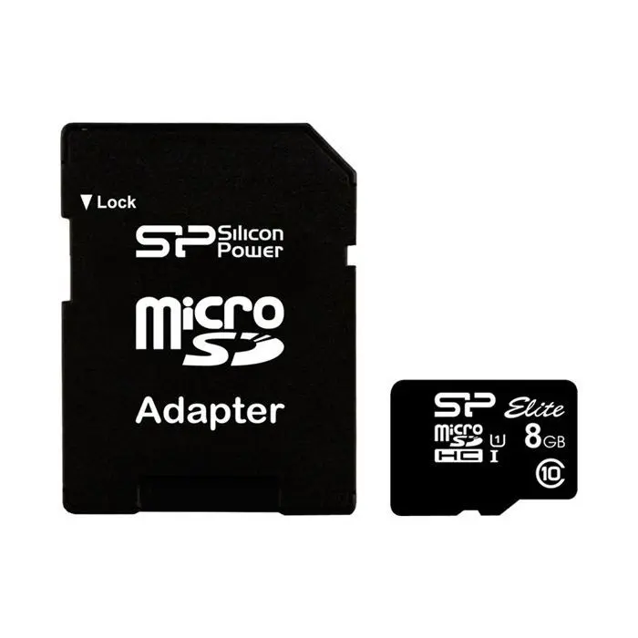 карта пам'яті SILICON POWER microSDHC 8 GB Class10 UHS-I з адаптером SD), зображення 2