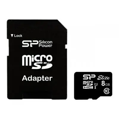 карта пам'яті SILICON POWER microSDHC 8 GB Class10 UHS-I з адаптером SD), зображення 4