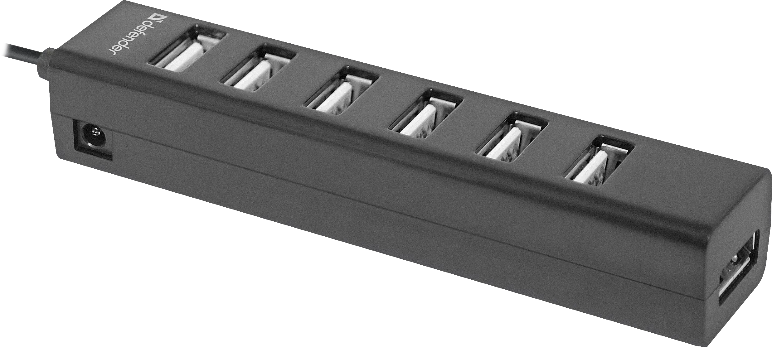 Хаб DEFENDER Quadro Swift 7xUSB 2.0), зображення 4 Хаб DEFENDER Quadro Swift 7xUSB 2.0), зображення 4
