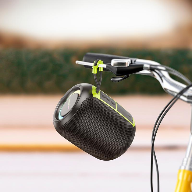 Портативна колонка BOROFONE BR36 FM, TF, AUX, USB, TWS чорний), зображення 4 Портативна колонка BOROFONE BR36 FM, TF, AUX, USB, TWS чорний), зображення 4
