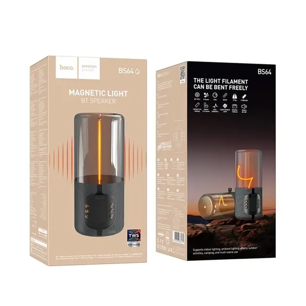 Колонка HOCO BS64 Rocker bluetooth Gray), зображення 3