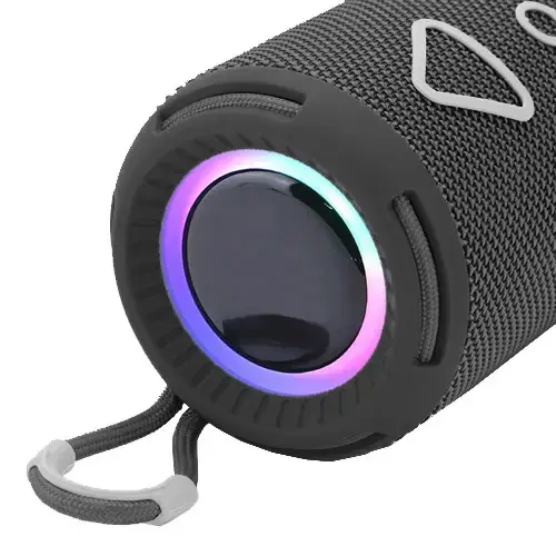Колонка TG656 bluetooth з RGB ПІДСВІЧУВАННЯМ, speakerphone, радіо, ЧОРНА), зображення 6
