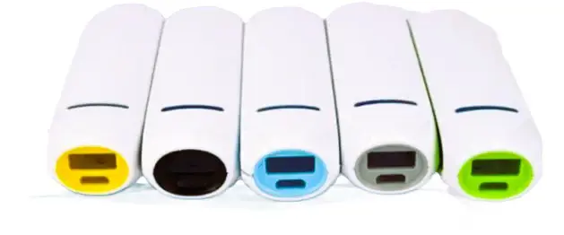 Корпус Power Bank для 1 акумулятора 18650  USB+microUSB 1А овальний), зображення 4