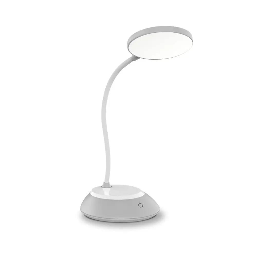 LED лампа настiльна TITANUM TLTF-022G 7W USB сіра від батарейки.com.ua